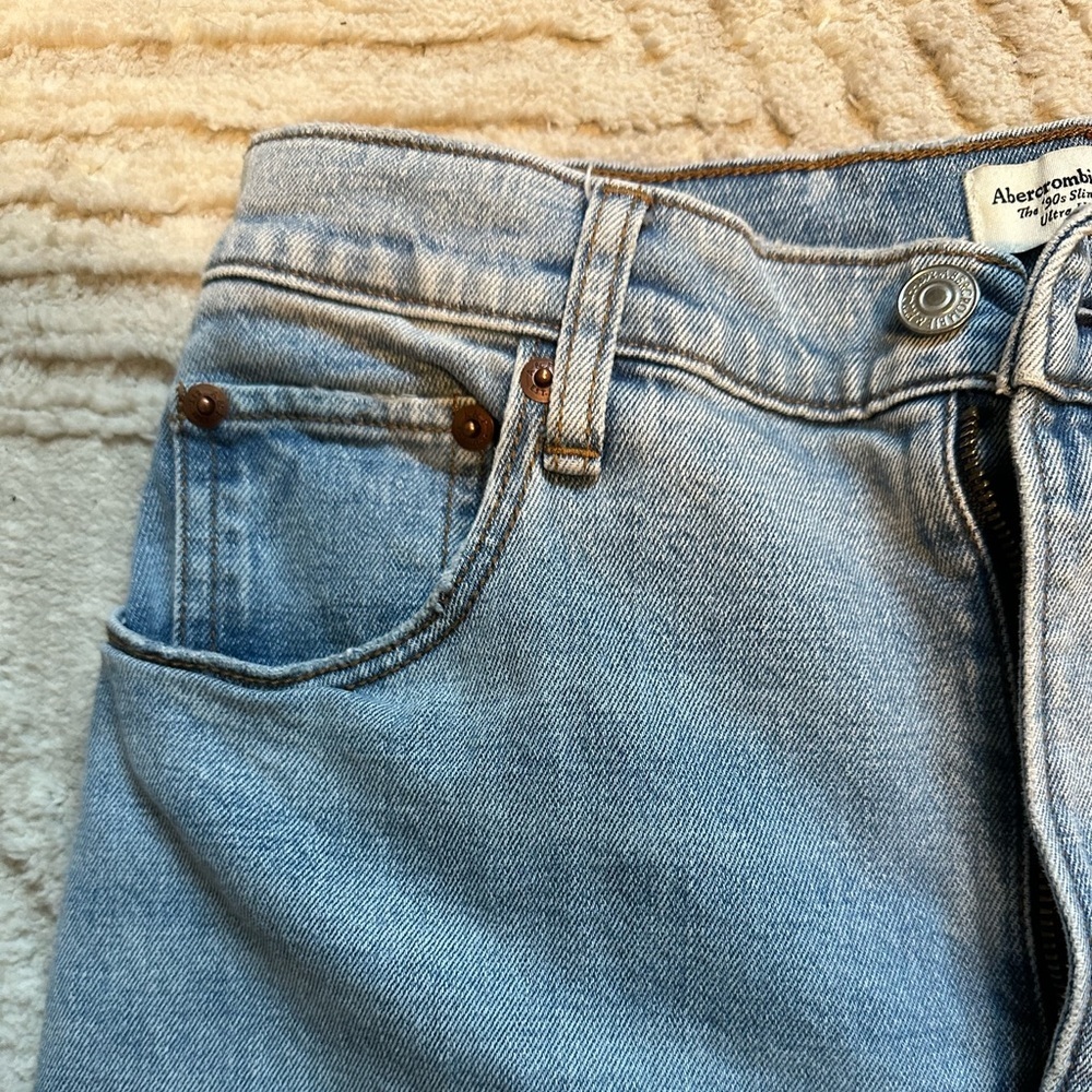 90’s slim straight u Abercrombie & Fitch jeans - Picture 2 of 3